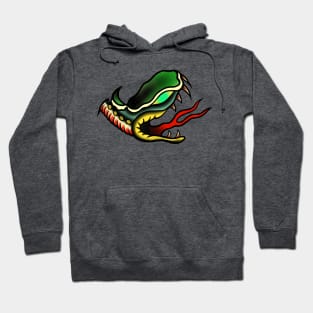 Old skool snake Hoodie